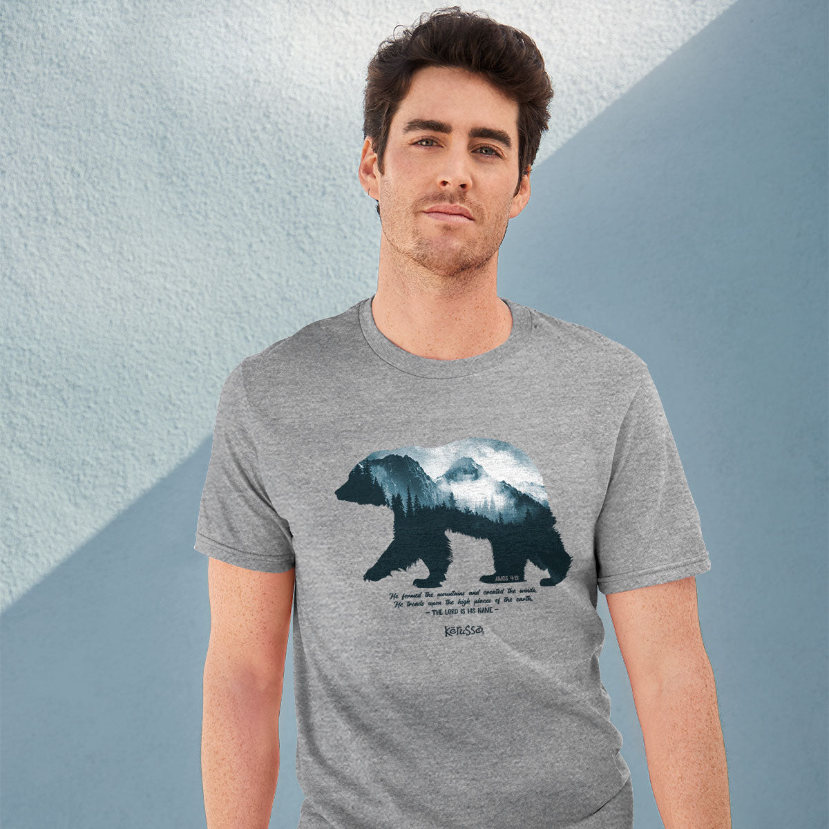 Kerusso Christian T-Shirt Mountain Bear