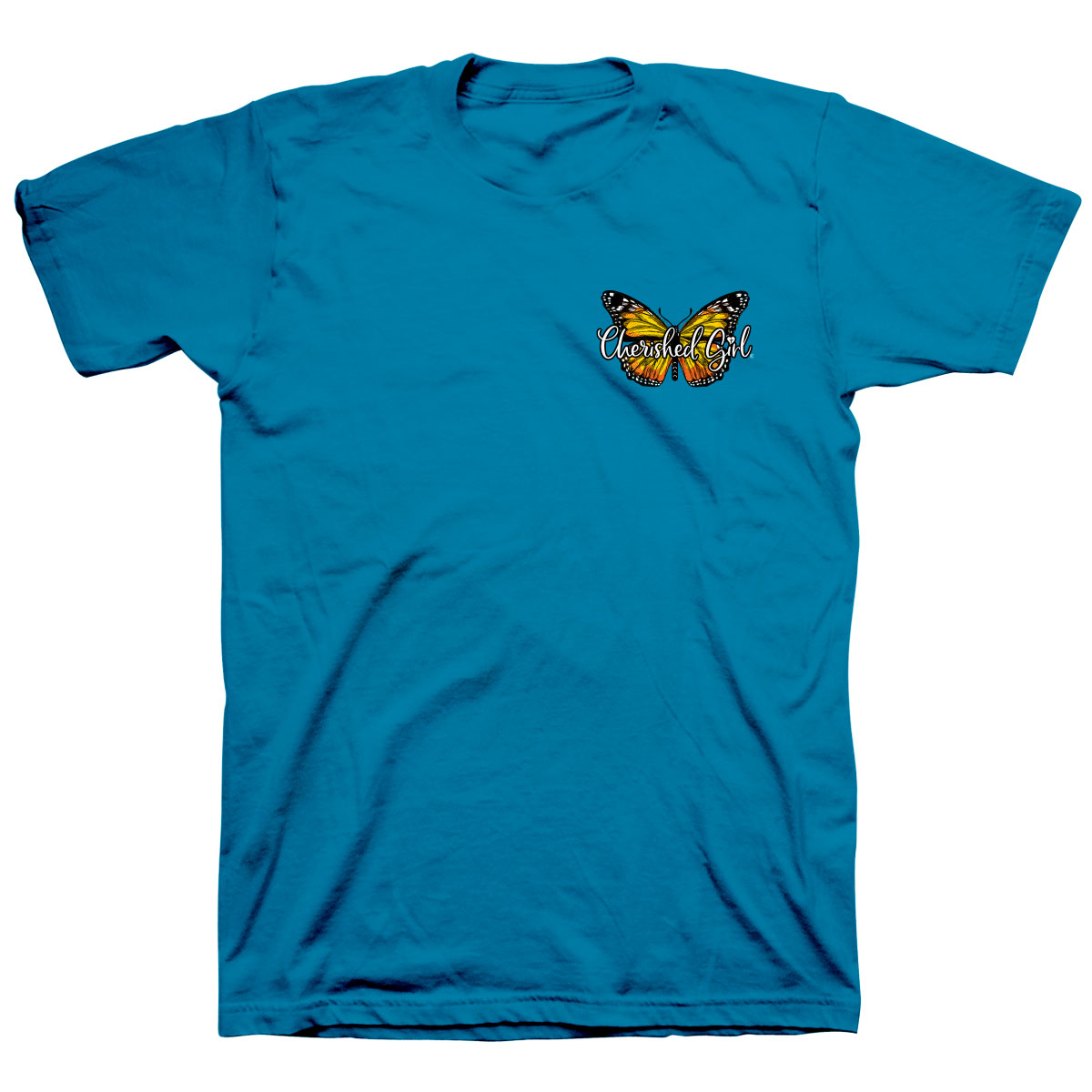 Cherished Girl Womens T-Shirt Transformed Butterfly