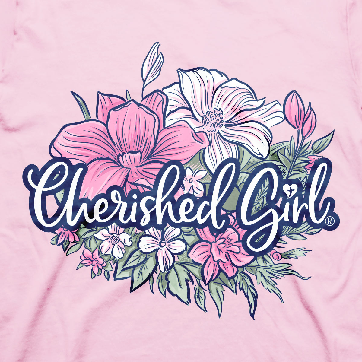 Cherished Girl Womens T-Shirt The Whole Earth