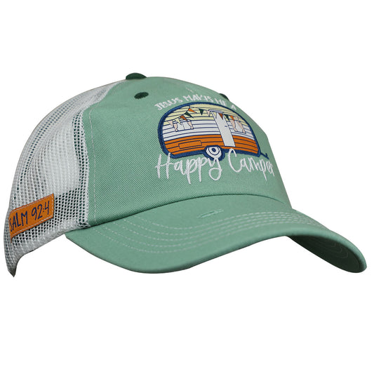 Cherished Girl Womens Cap Happy Camper