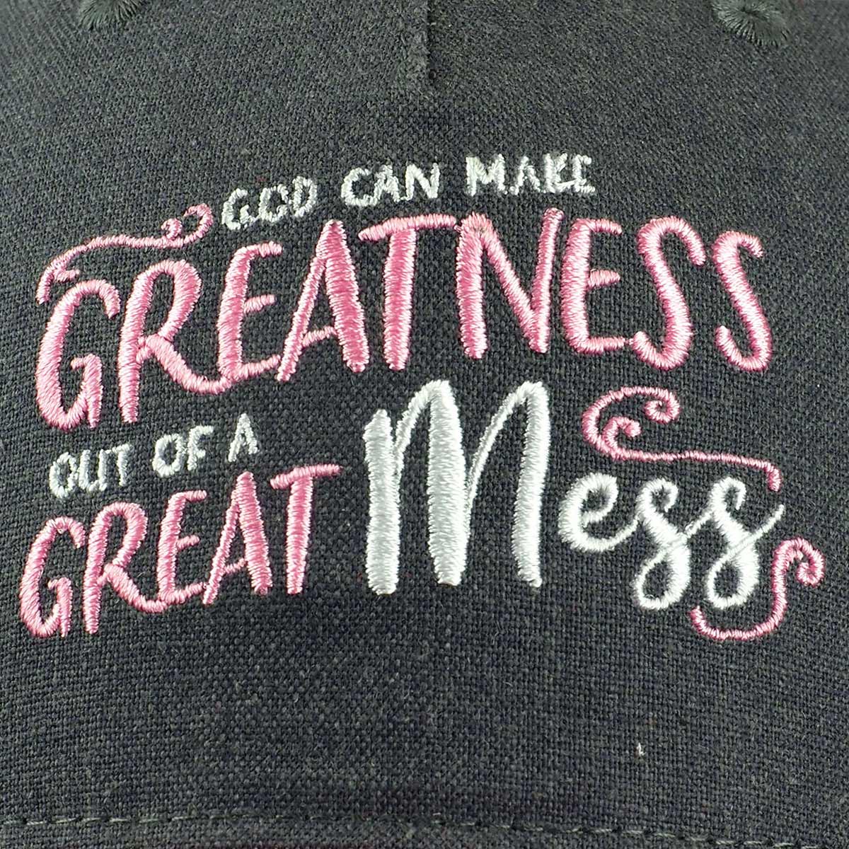 grace & truth Womens Cap Great Mess