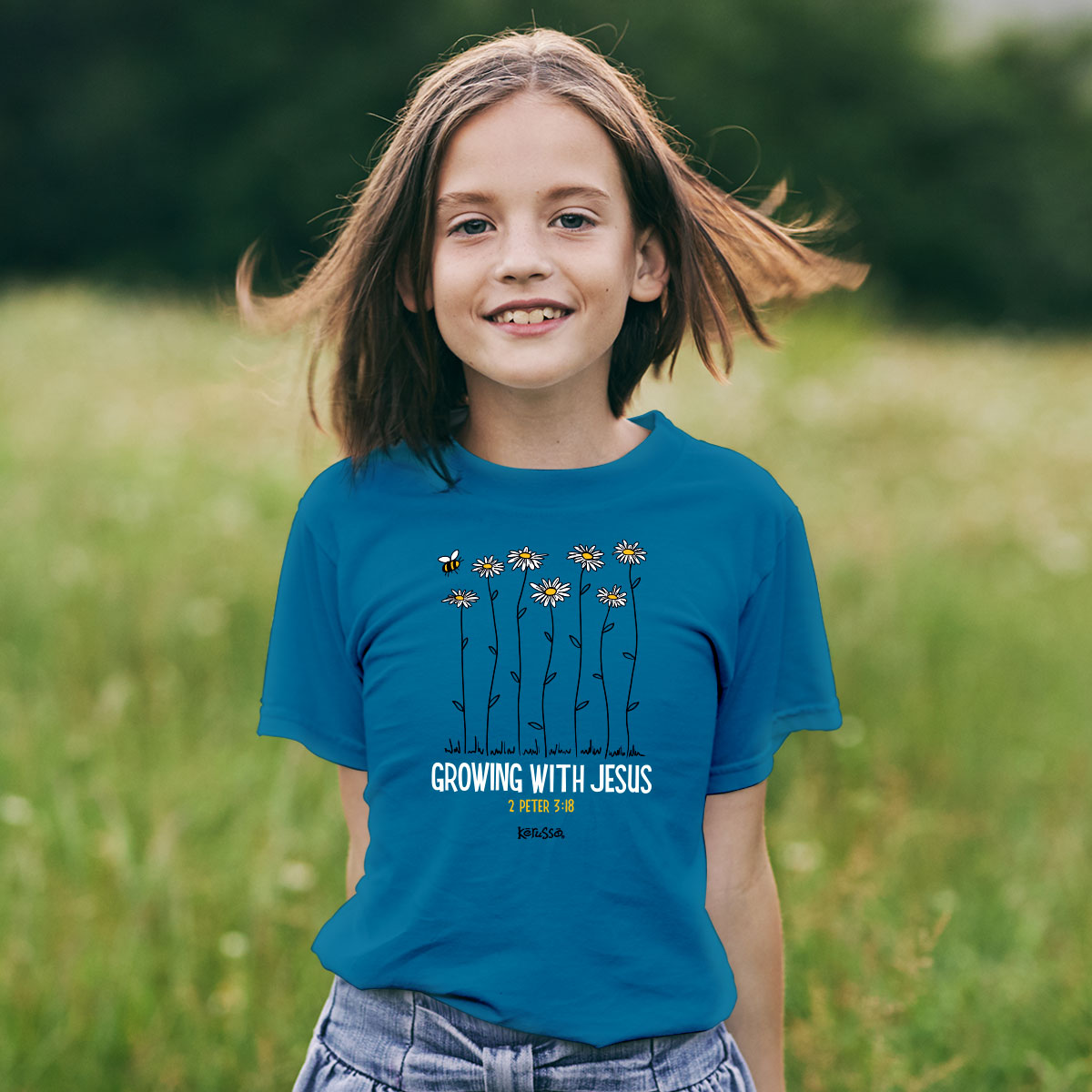 Kerusso Kids T-Shirt Growing With Jesus