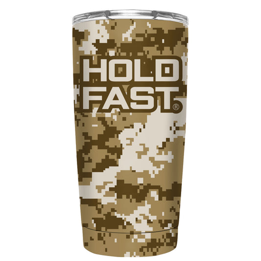 HOLD FAST 20 oz Stainless Steel Tumbler Digital Desert Camo