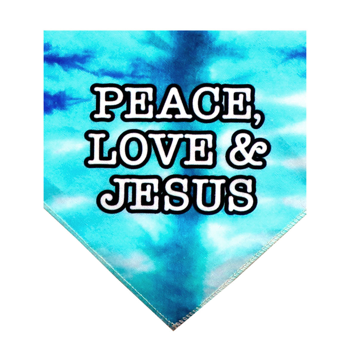 Paws & Pray Peace Love Jesus Pet Bandana