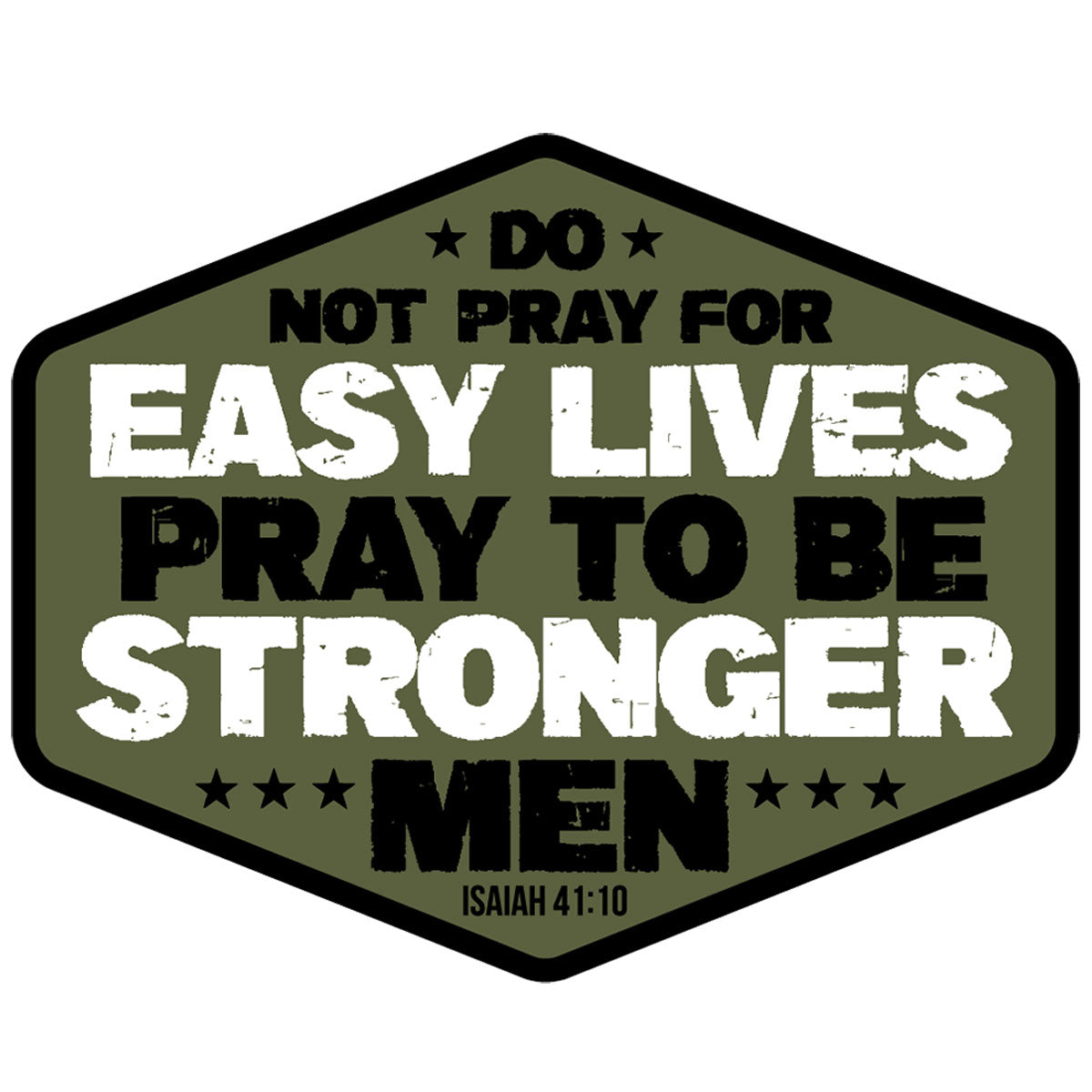 HOLD FAST Sticker Stronger Men