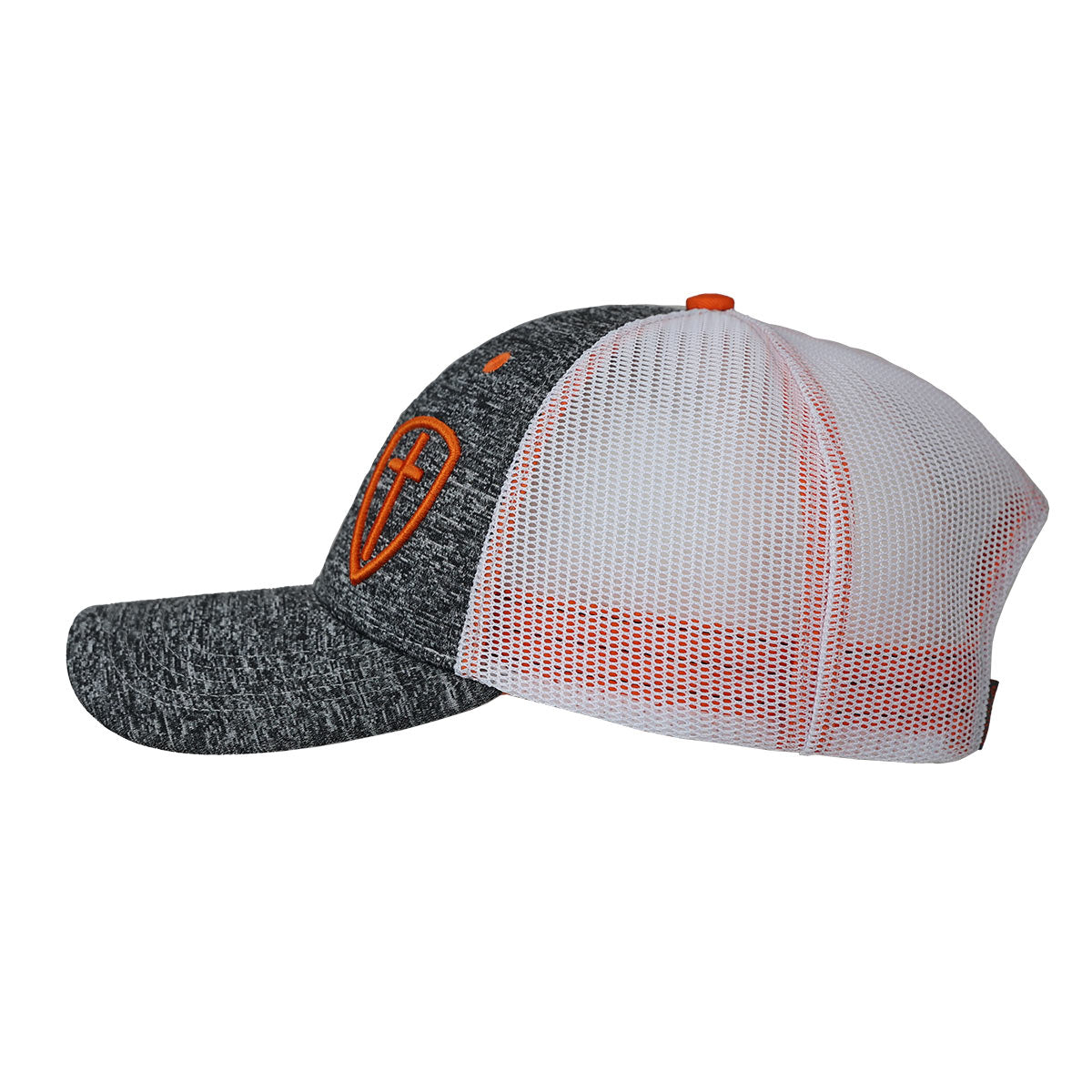 Kerusso Mens Cap Gray Cross Shield